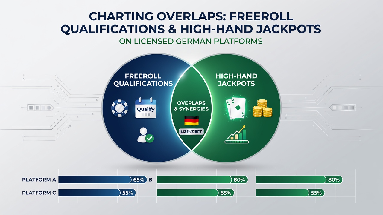 Visualisierung der Verbindungen zwischen Freeroll-Qualifikationen und High-Hand-Jackpots auf regulierten Plattformen