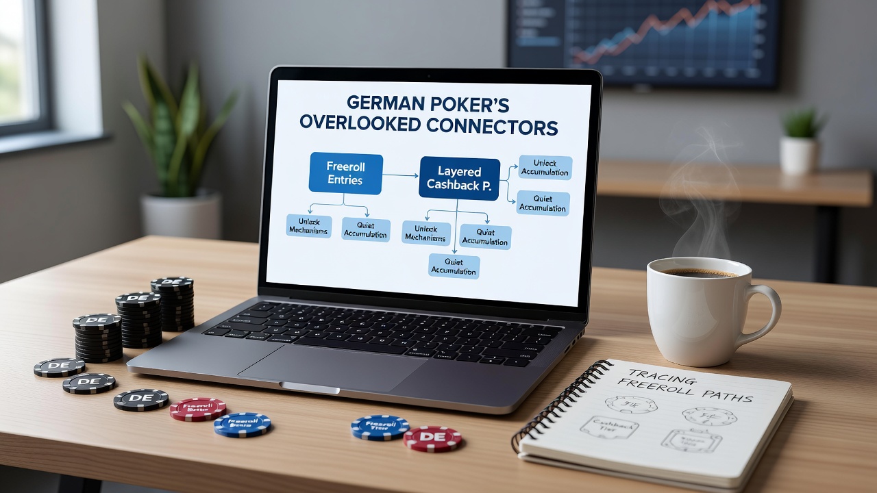 Darstellung von Cashback-Stufen und Freeroll-Verbindungen in deutschen Poker-Ökosystemen