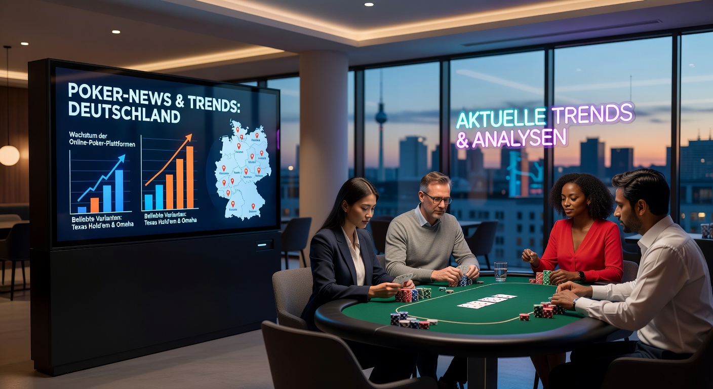 Poker-Spieler bei einem großen Turnier in den Niederlanden
