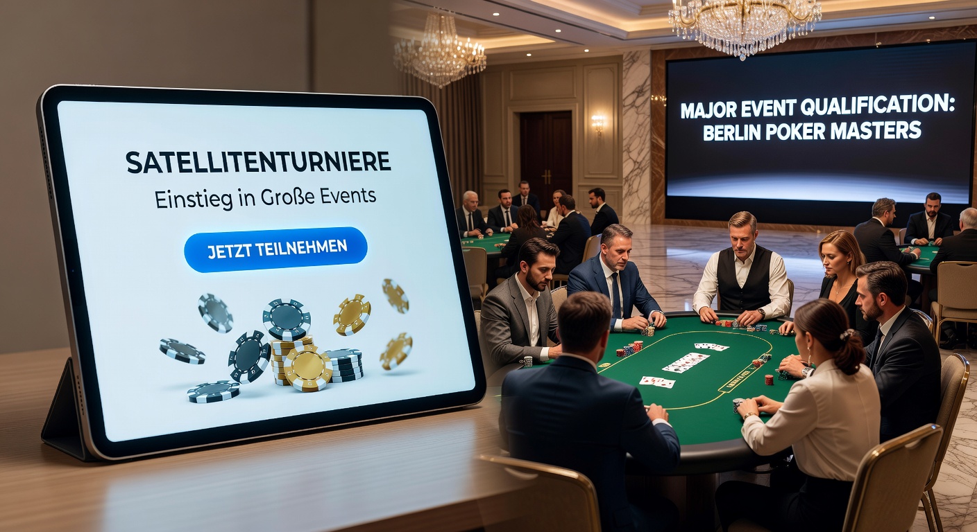 Qualifikationswege in Satelliten-Turnieren führen Spieler von kleinen Einsätzen zu Plätzen in großen Poker-Events
